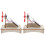6 Sets Wissenschaft Ventilator DIY Holz Spielzeug 3