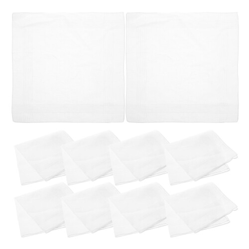 Pure Baumwolltaschentuch Großpackung Weiß