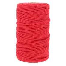 1Set Baumwollschnur Für DIY Und Basteln Rot