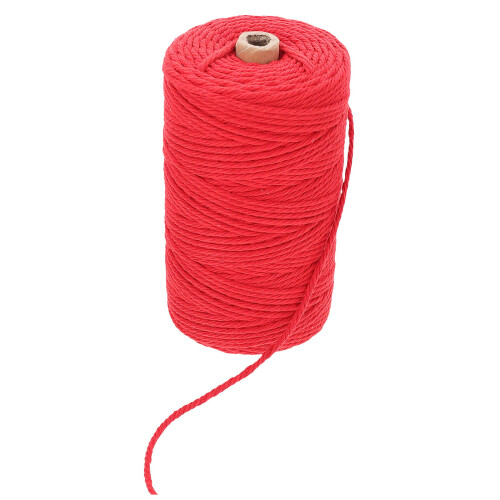 1Set Baumwollschnur Für DIY Und Basteln Rot 2