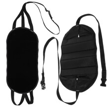 Travel Fußstütze Schwarz Aus Oxfordstoff 2