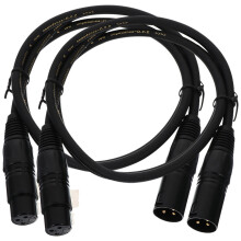 Mic Kabel Xlr Kabel Schwarz Für Leistungsverstärker 2er Pack