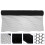 Blumenverpackung Netzpapier Schwarz 1 Satz 2