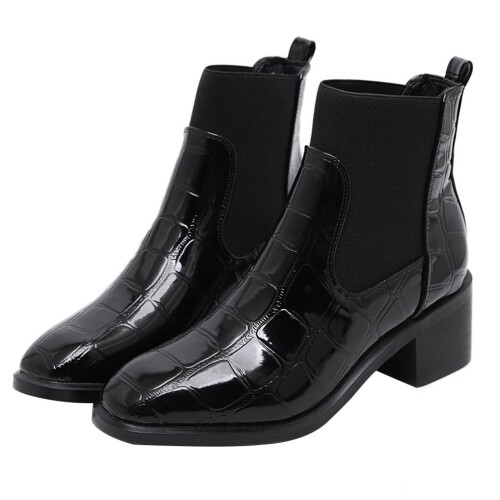 Winter Damenstiefel Mit Absatz Muster 1 Paar 1