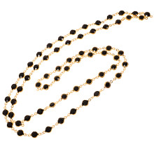1 Rolle Schmuckkette Kette Mit Zirkonia Schwarz Für Frauen Partys