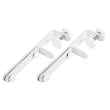 Pegboard Montagehalterung Schreibtischständer Weiß Eisen 2