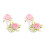 2 Sets -Corsage Für Handgelenk, Künstliche Armbinde 2