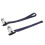 2Stk Vorhangschließer Halter Weiß Harz 6