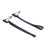2Stk Vorhangschließer Halter Weiß Harz 5