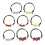 Raindrops 8 Teile Passende Armbänder Mann Accessoires Baseball 1