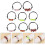 Raindrops 8 Teile Passende Armbänder Mann Accessoires Baseball 10