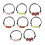 Raindrops 8 Teile Passende Armbänder Mann Accessoires Baseball 4