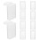 10Pack Transparenter -Organizer Für Elektronische Bauteile 6