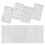 Masteelf 2 Sets Scrapbooking Zubehör Schablone Weiß 10