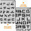 Masteelf 2 Sets Scrapbooking Zubehör Schablone Weiß 8