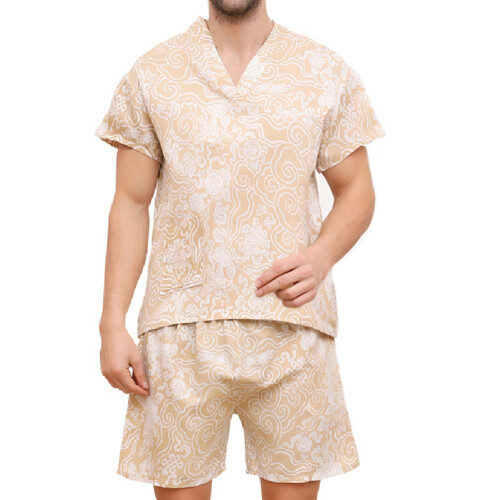Saunaanzug Für Männer Gelb Polyester Baumwolle 1 Satz 1