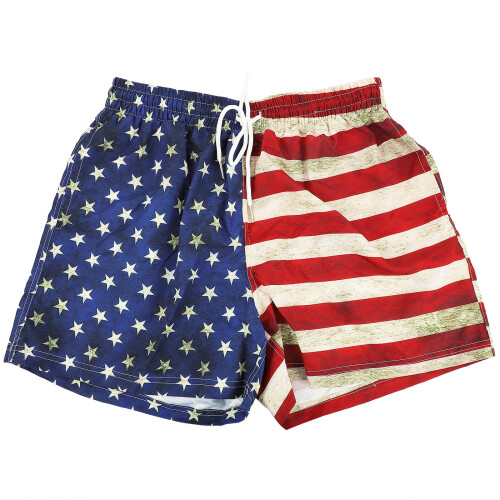 1 Paar Amerikaanse Zwembroek Polyester Broek 1