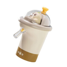 Electric Water Dispenser Portable Cartoon Bottle Dispenser ABS Texture Grey For Home And Travel Drinking Water Dispenser