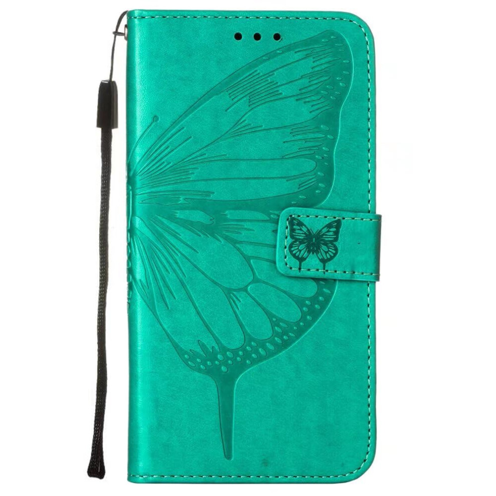 Case For Samsung Galaxy A36/A56 Shockproof Pu Leather Butterfly Flip Folio Wallet With Kickstand Card Holder Green 9084446372977