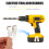 4Set Power Tool Belt Clips Stahl Für Den Professionellen Einsatz 6