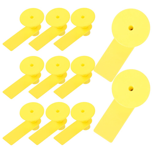 Circle Schaf-Ohrmarke TPU Gelb 100 Sets