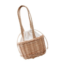 3 Geflochtene Rattan Henkeltasche Handtasche Strandurlaub