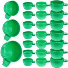 Parrot Feeder Dish Grün 36 1,6 Zoll Vogelkäfig Futtertasse