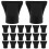 Diffuseraufsatz Schwarz 20 3,1x3,1x2,0 8