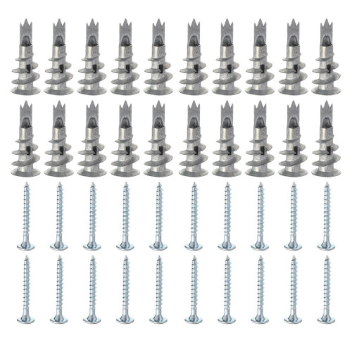50 Sets Langlebige Selbstbohrende Wandanker 2