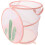 Wäschekorb Rosa Polyester 1Stück 8