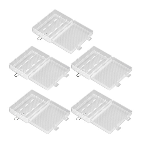 5Stück Organizer Box Weiß PP Für Den 2
