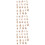 6 Sets/48 Holz Weihnachtskalender Etiketten Hängende 8