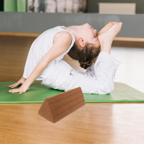 Kork Yogablock Gelb 1 2