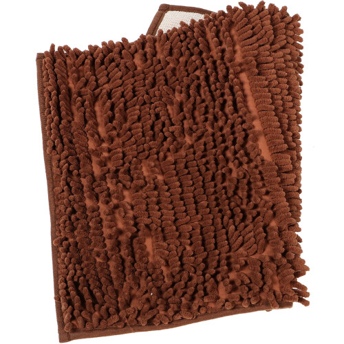 Worgeous Badematte Kaffeebraun Chenille 1