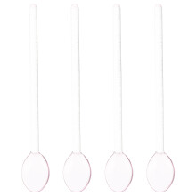 4 Kaffeelöffel Löffel Besteck Bar Rühren Rosa