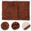 Worgeous Badematte Kaffeebraun Chenille 1 5