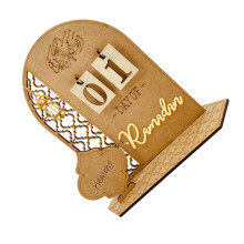 5Stk Diy Adventskalender Aus Holz Mit -Ornament