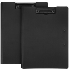 2Stk. Clipboards Zur Dokumentenhalterung Aus Schwarz Set