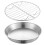 Rechteckige Grillbackform Silber 1 Satz 1