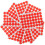 10 Runde Punkt Aufkleber Rot 3