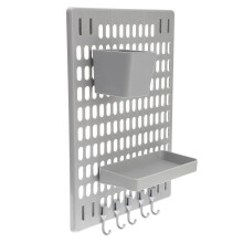Pegboard Regal Wandregal Organizer Grau 1 Satz 16,4x11,6 Zoll