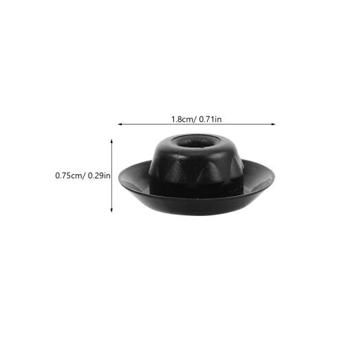 Expansion Plug Schwarz 20St 18x18x8mm 2