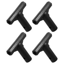 Set 2 T Röhren Trampolin Stangenhülsen Kunststoff T Verbinder