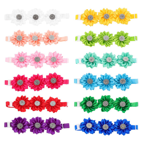 12er Pack, Haustier Fliege, Sortierte , Polyester, Für 2