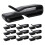 10Pcs Black Plastic Belt Buckles for Backpack Strap Keeper Outdoor Use 9