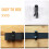 10Pcs Black Plastic Belt Buckles for Backpack Strap Keeper Outdoor Use 7