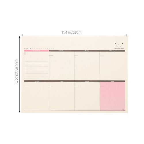 Weekly Planner Desktop 1 29x20,6x0,1 Cm 1