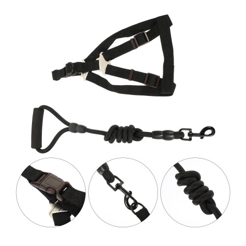 1 Set Hundeleine Brustgurt Metall 2