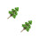 2Pièces Mini Arbres Simulation Pour Décor Maison Vert 3