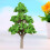2Pièces Mini Arbres Simulation Pour Décor Maison Vert 10